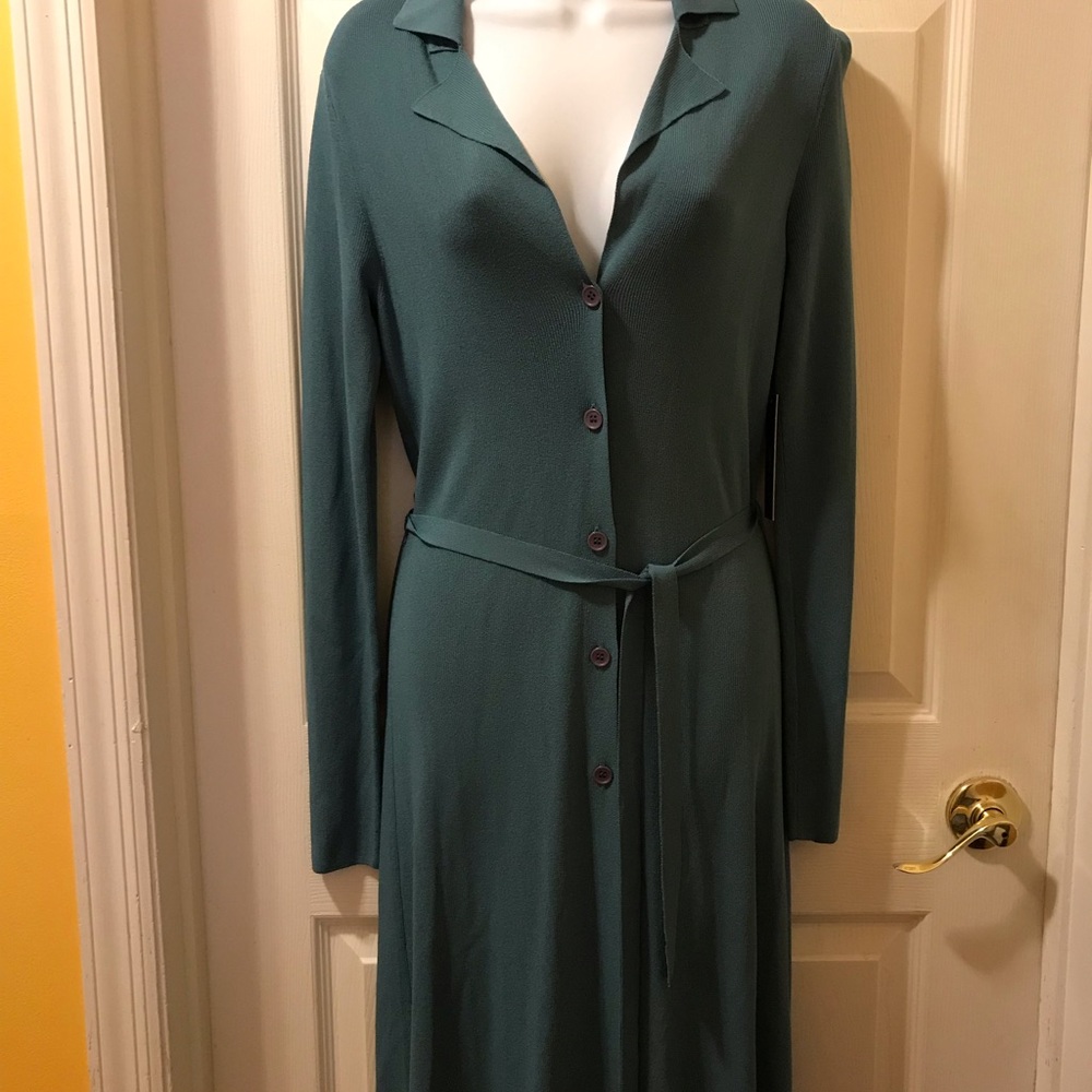 BCBG Button dome dress/cardigan